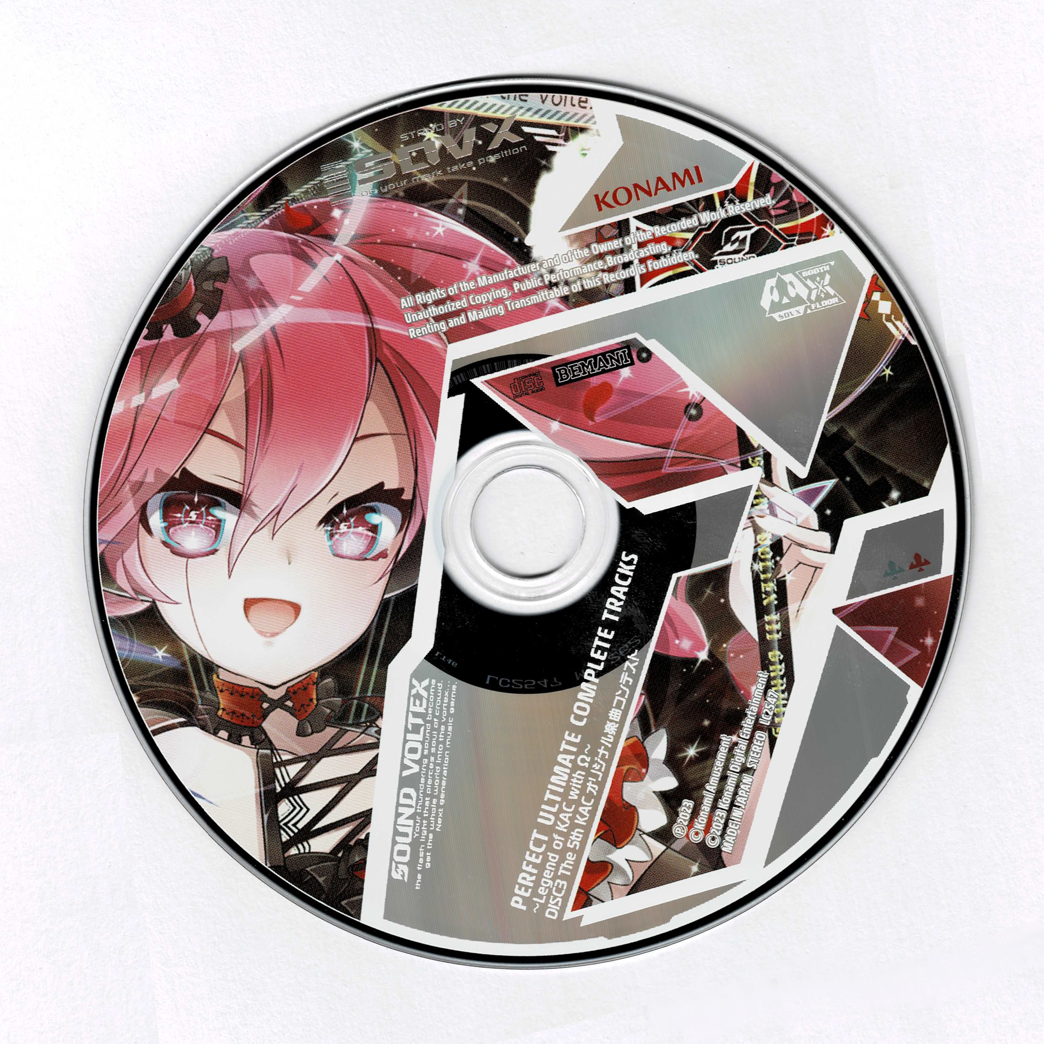 SOUND VOLTEX PERFECT ULTIMATE COMPLETE TRACKS ~Legend of KAC